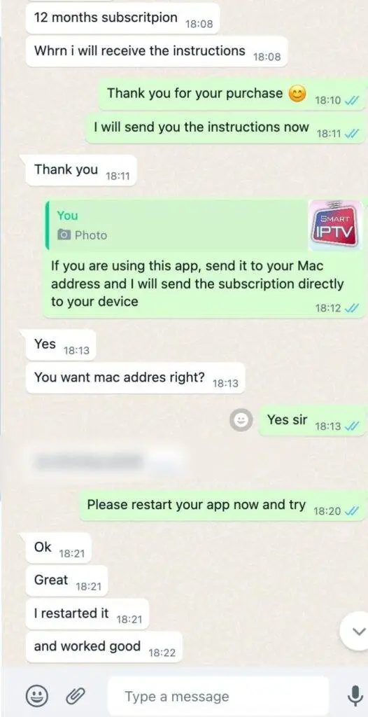 WhatsApp Testimonial